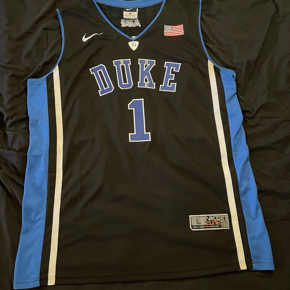 Nike Black Duke Kyrie Irving Jersey Sz L
